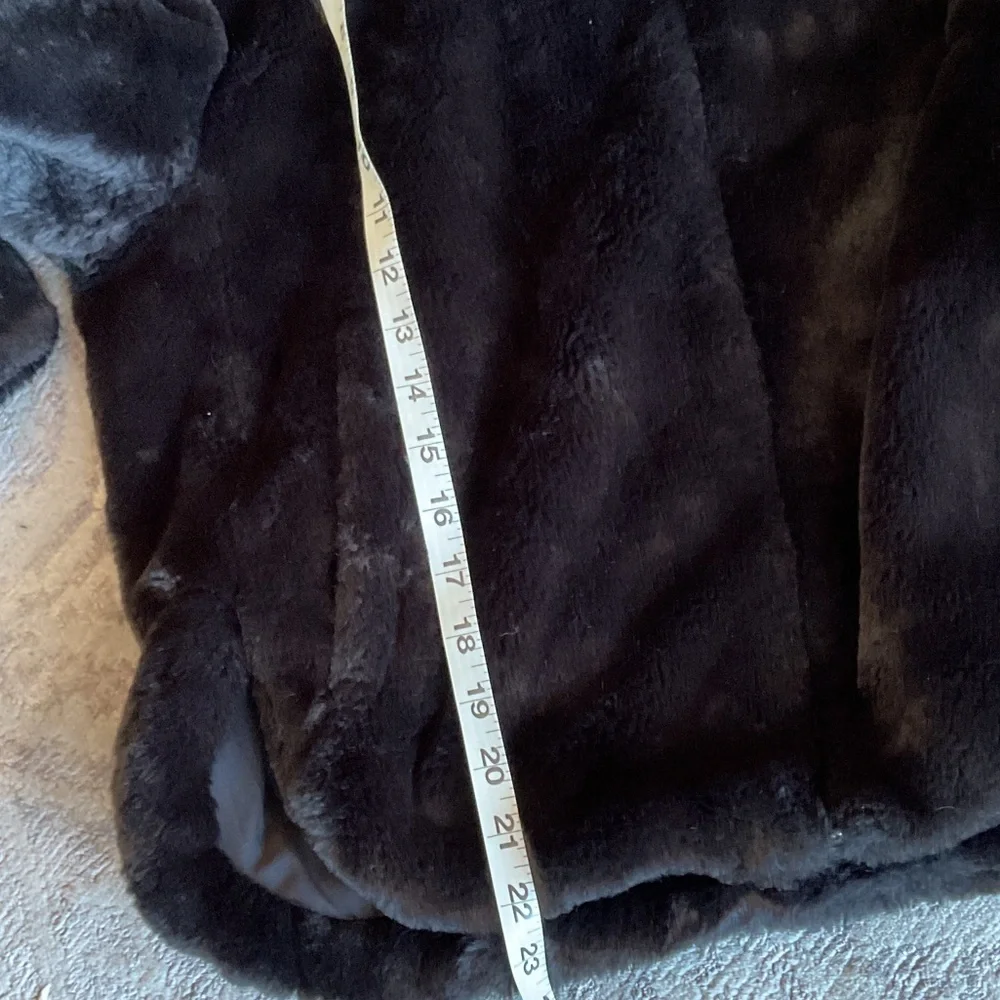 Zara Midnight Faux Fur Hooded Teddy Jacket - Picture 10 of 10